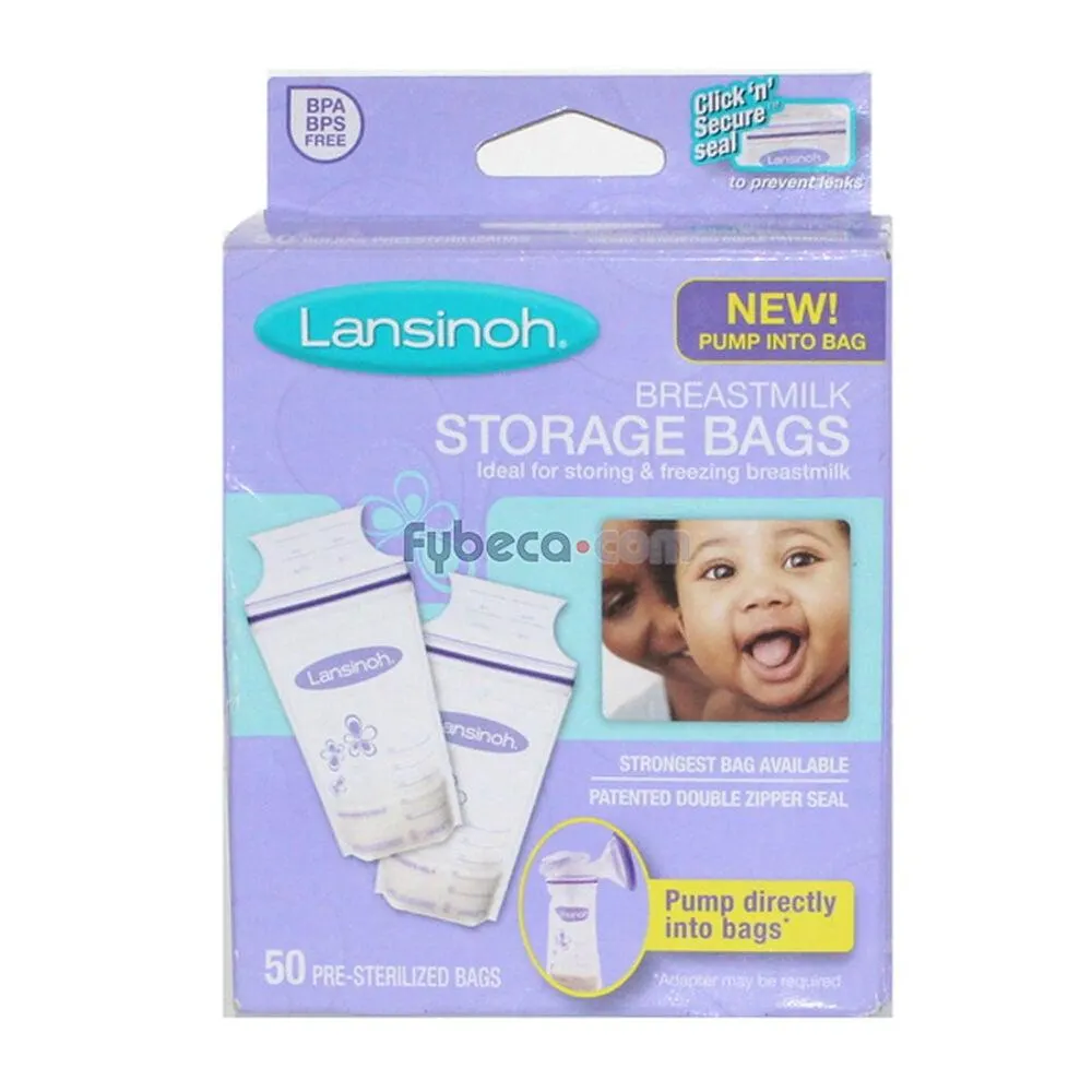 Bolsas Para Almacenar Leche Materna Doble Zipper Unidad