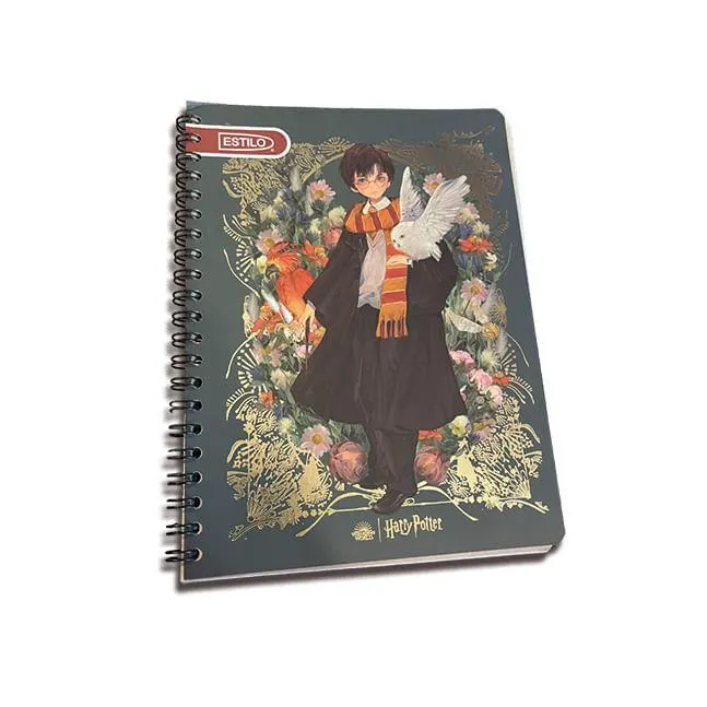 Cuaderno Espiral A4 100Hjs Cuadros Harry Potter