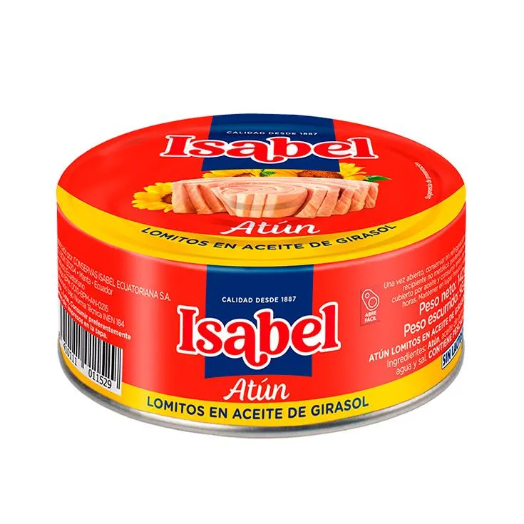 Atun En Aceite De Girasol Isabel Abre Facil 142 Gr