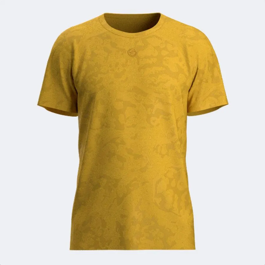 Camiseta manga corta hombre indoor amarillo