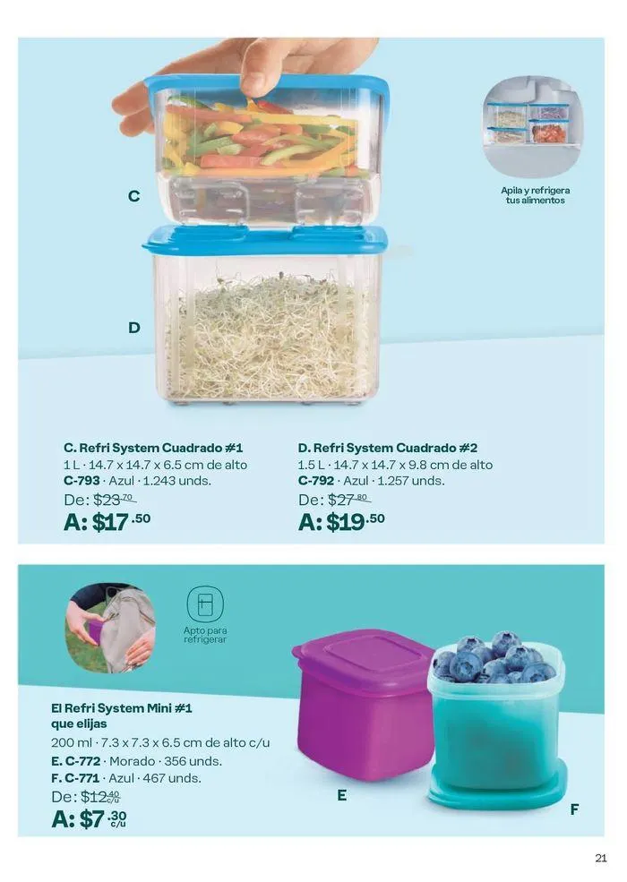 Catalogo de Ofertas Tupperware! 15 de junio al 12 de julio 2024 - Pag 13