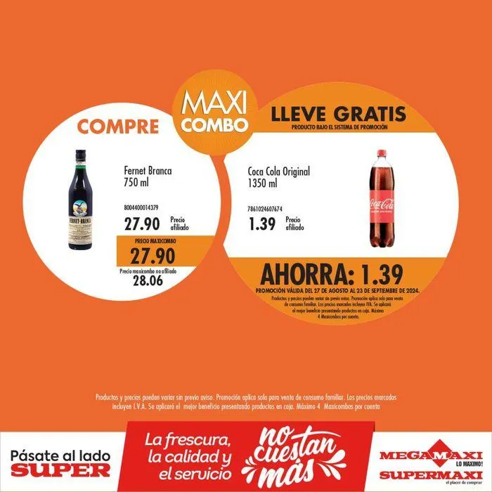 Catalogo de Maxi Combo 3 de septiembre al 23 de septiembre 2024 - Pag 4