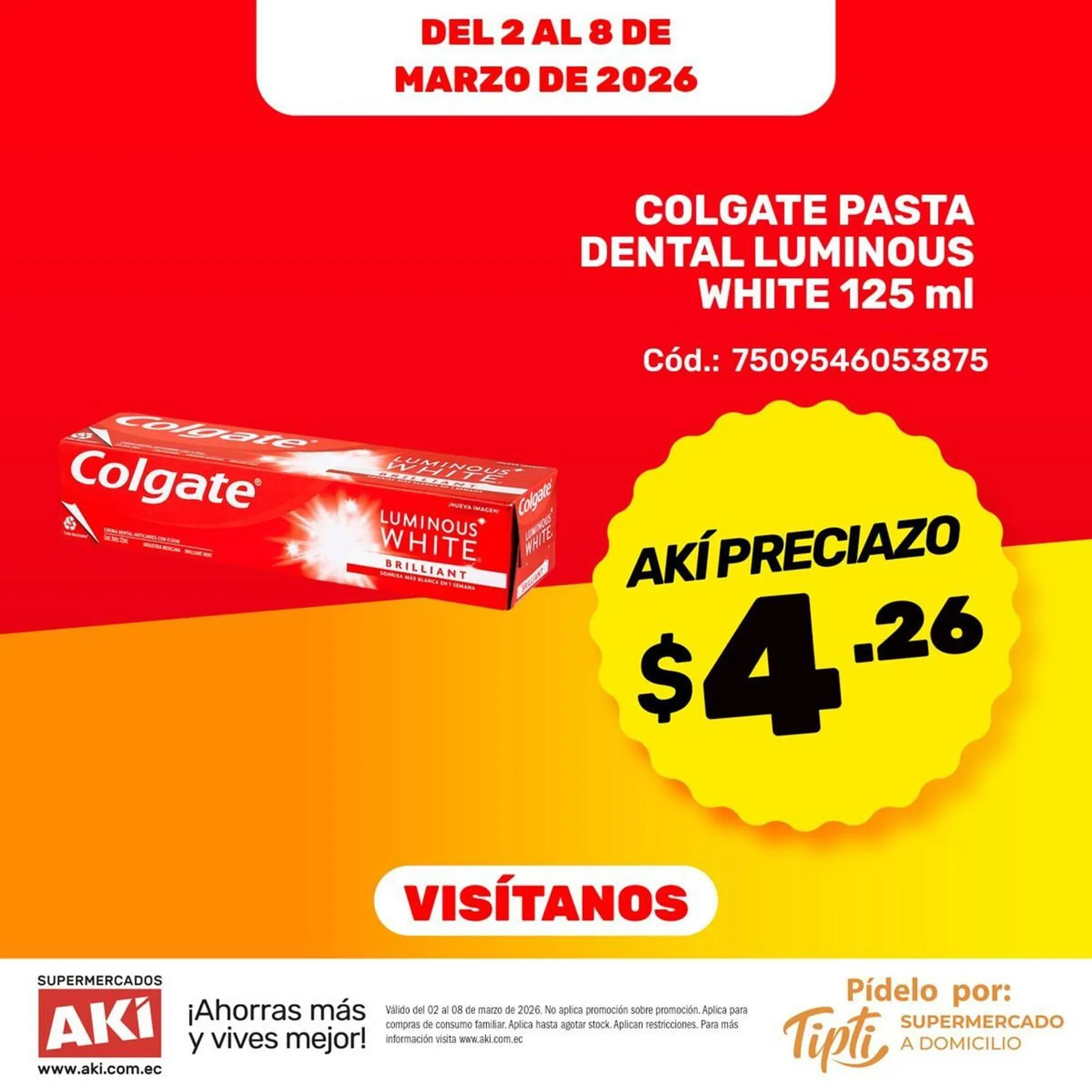 Catalogo de Catálogo Akí 2 de marzo al 8 de marzo 2026 - Pag 1