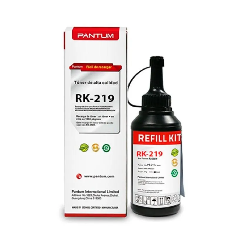 Kit Recarga Pantum Rk219 P Impres P2509 M6559nw