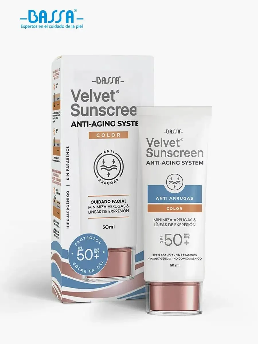 Bassa – Bloqueador Solar Velvet Anti-Aging System SPF 50