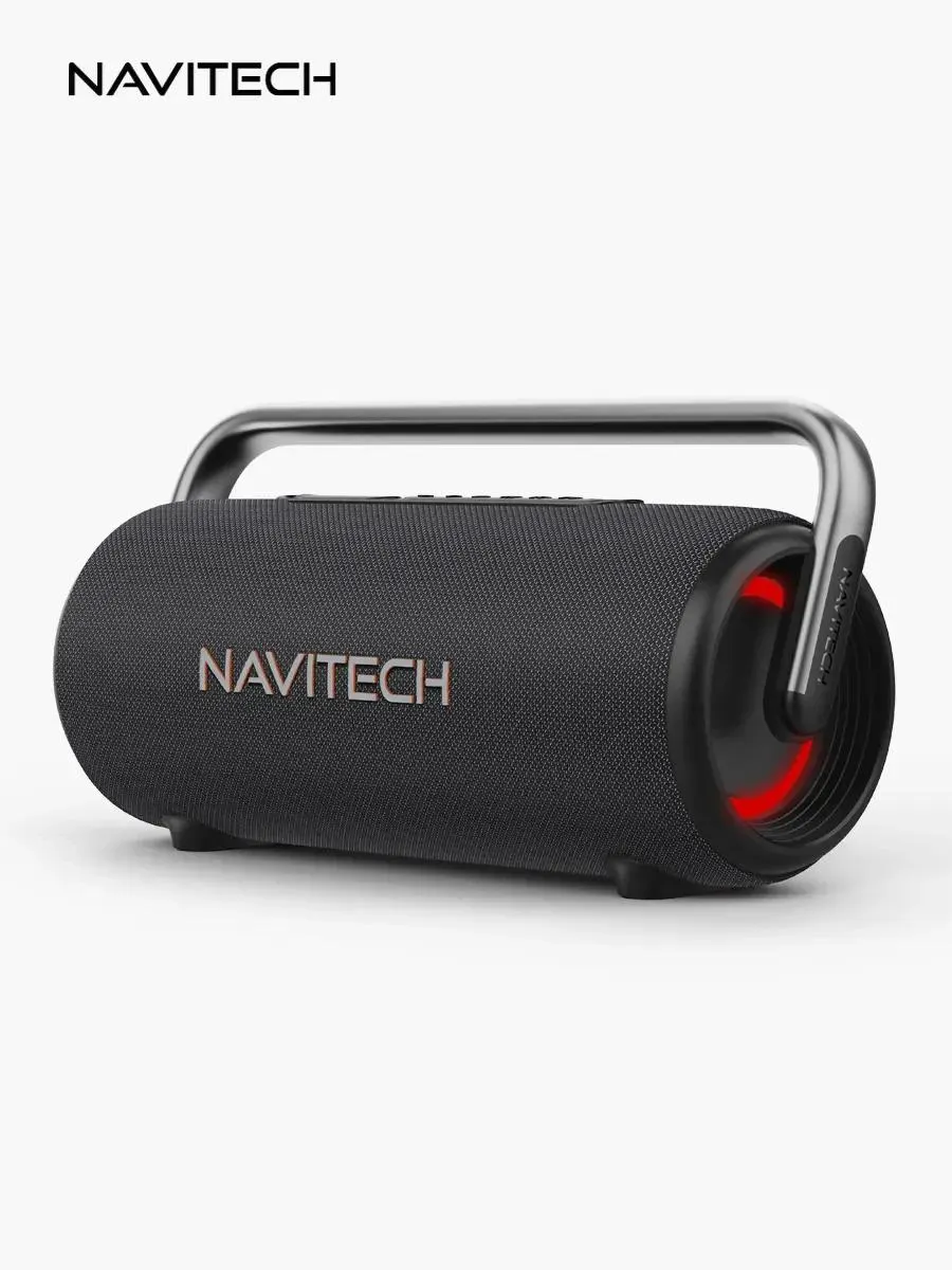 Parlante Navitech EX30 Bluetooth Portátil IPX6 | Negro