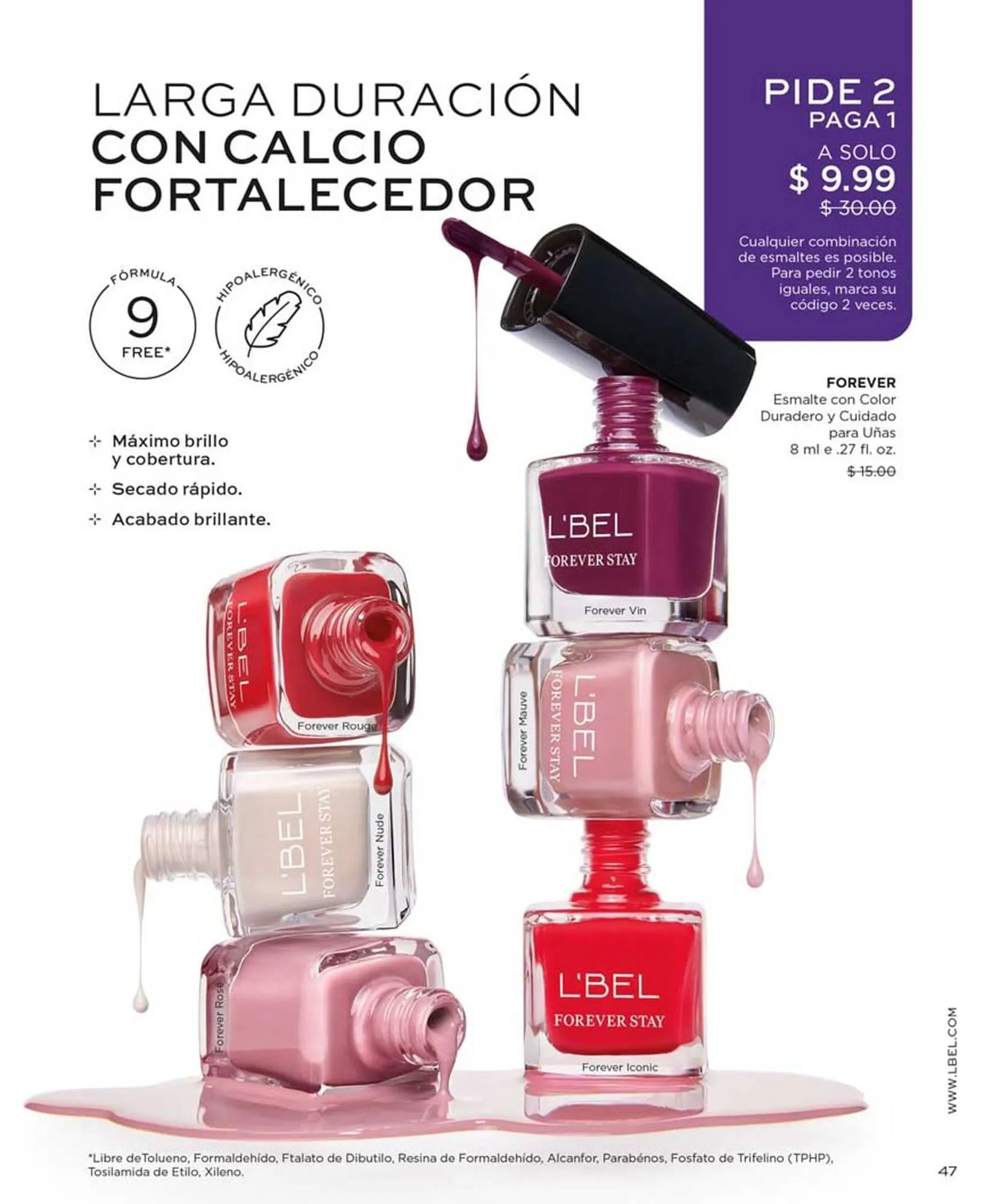 Catalogo de Catálogo L'bel 23 de octubre al 20 de noviembre 2023 - Pag 47