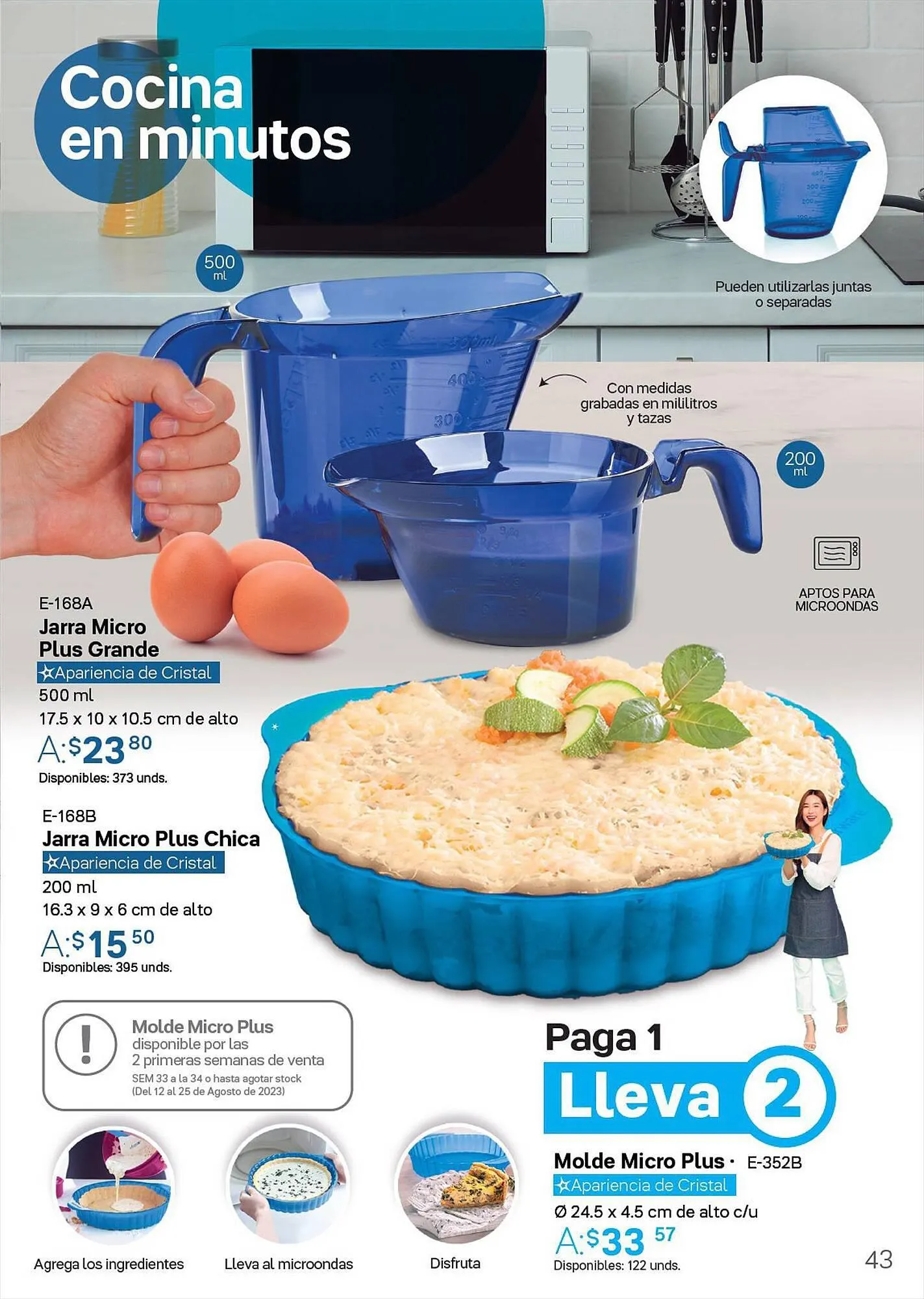 Catalogo de Catálogo Tupperware 7 de agosto al 25 de agosto 2023 - Pag 43