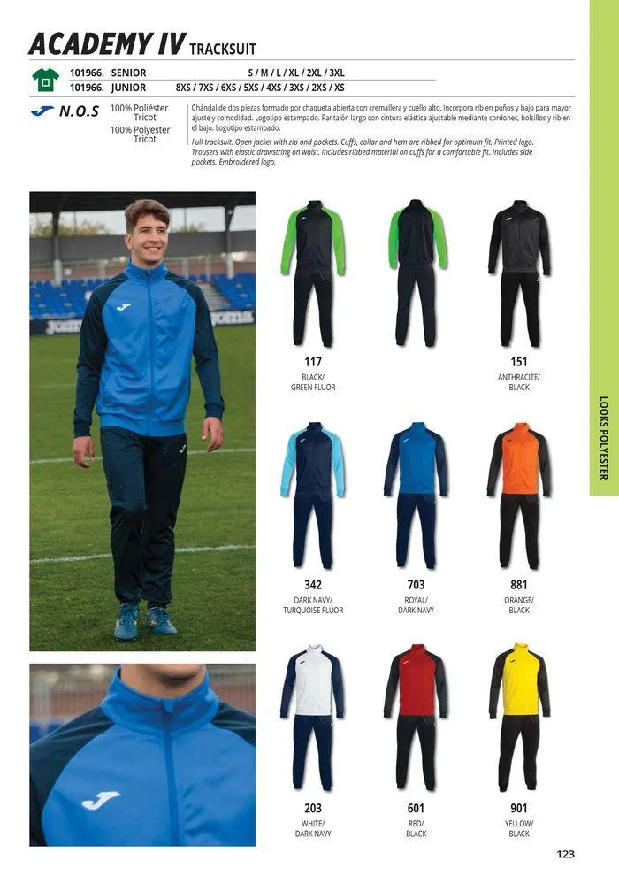 Catalogo de Teamwear Collection 2024 8 de mayo al 31 de diciembre 2024 - Pag 123