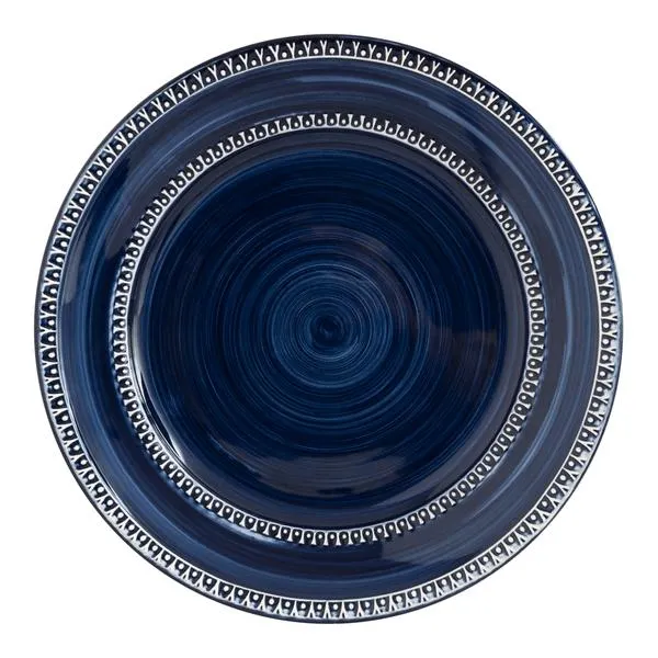 Plato Tendido Gourmet Table Noah Azul