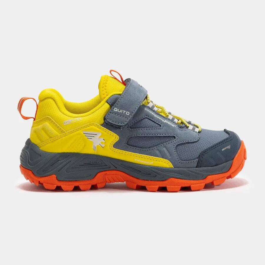 Botas outdoor Quito Jr 25 junior marino amarillo