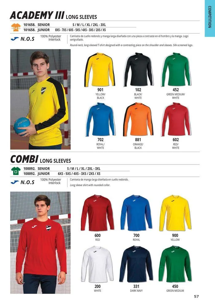 Catalogo de Teamwear Collection 2024 8 de mayo al 31 de diciembre 2024 - Pag 57