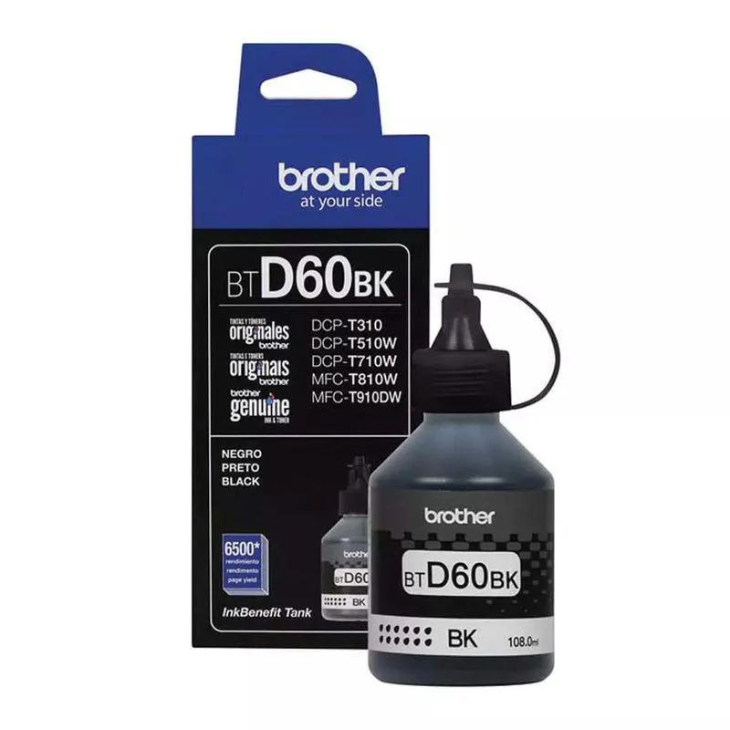 Tinta - BROTHER - BTD60BK Negro