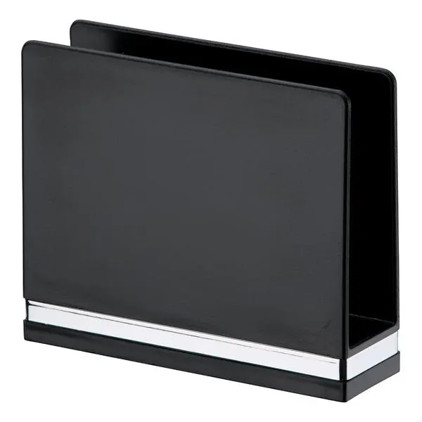 Servilletero Cuadrado Negro