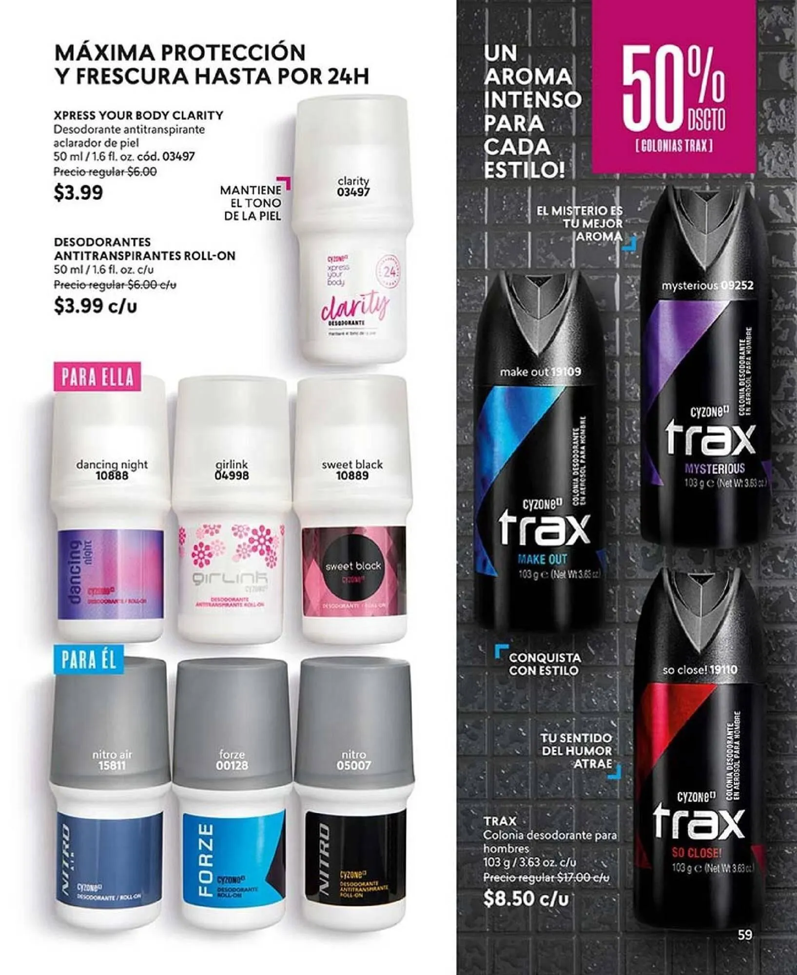 Catalogo de Catálogo Cyzone 4 de marzo al 31 de marzo 2025 - Pag 59