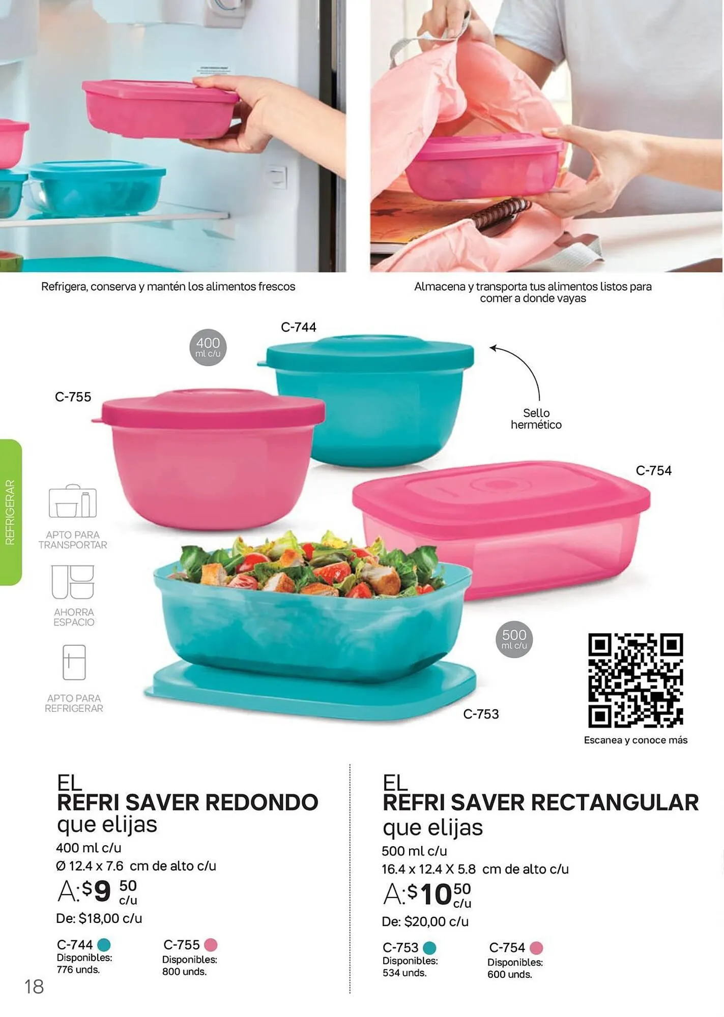 Catalogo de Catálogo Tupperware 6 de octubre al 31 de diciembre 2023 - Pag 18