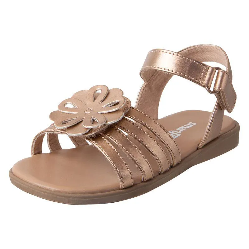 Sandalias Mila con diseño de flor para niña pequeña
