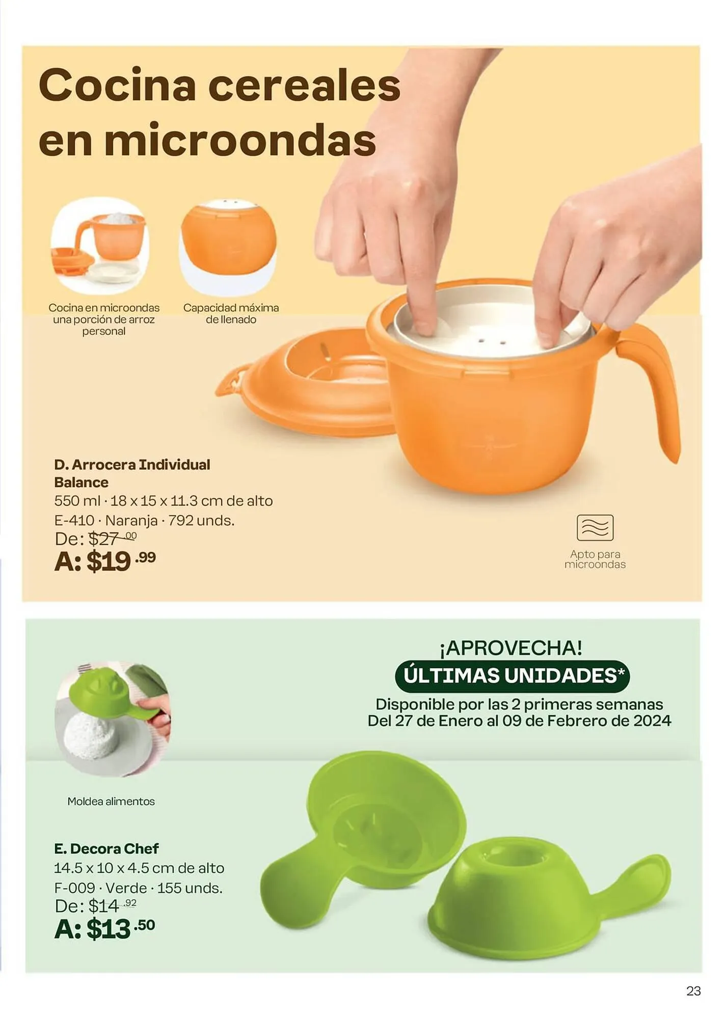 Catalogo de Catálogo Tupperware 30 de enero al 23 de febrero 2024 - Pag 23