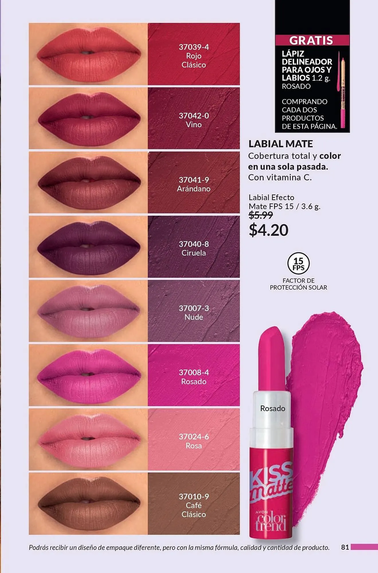 Catalogo de Catálogo AVON 19 de abril al 10 de mayo 2024 - Pag 81