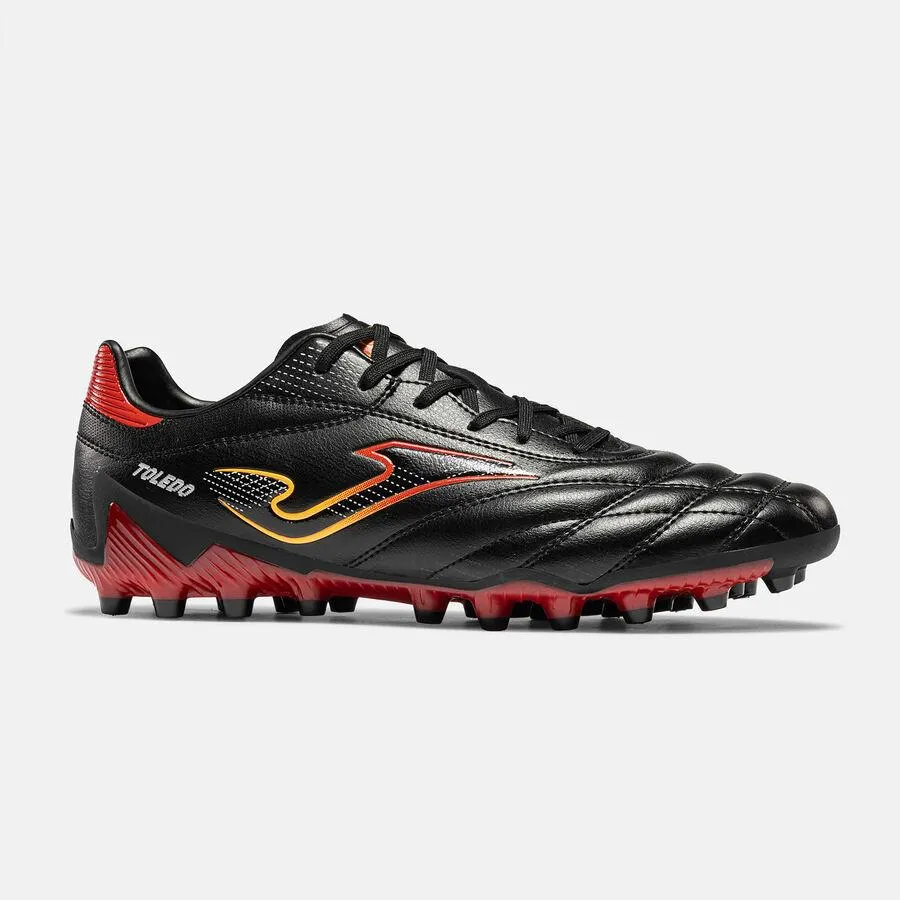 Botas fútbol Toledo 26 césped artificial AG negro