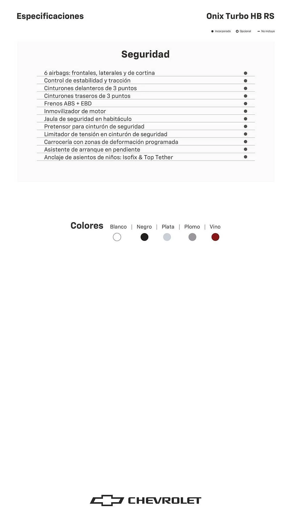 Catalogo de Catálogo Chevrolet 31 de octubre al 30 de junio 2025 - Pag 5