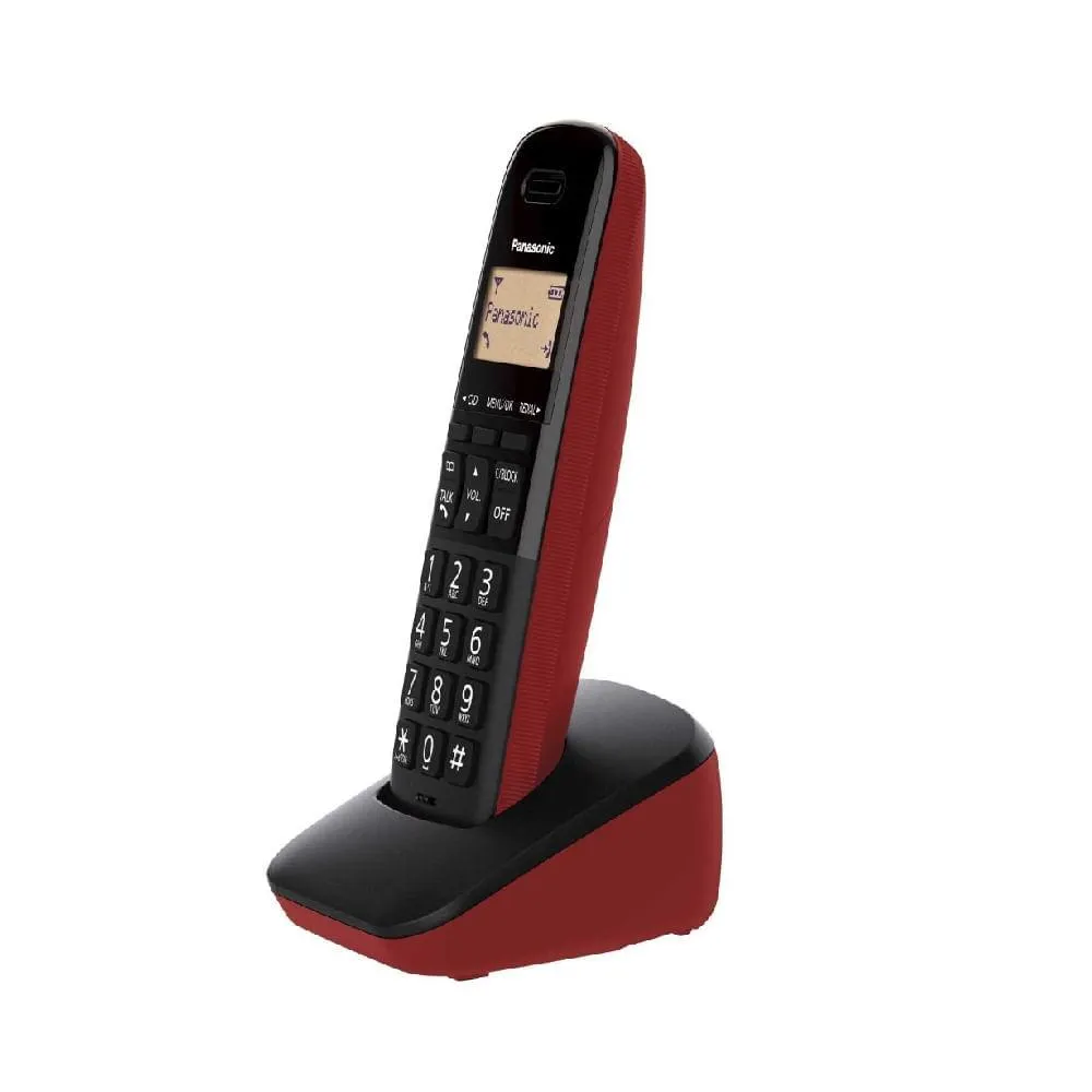 Teléfono Inalámbrico Panasonic Kxtgb310Lar P8885 | Una Base Color Rojo