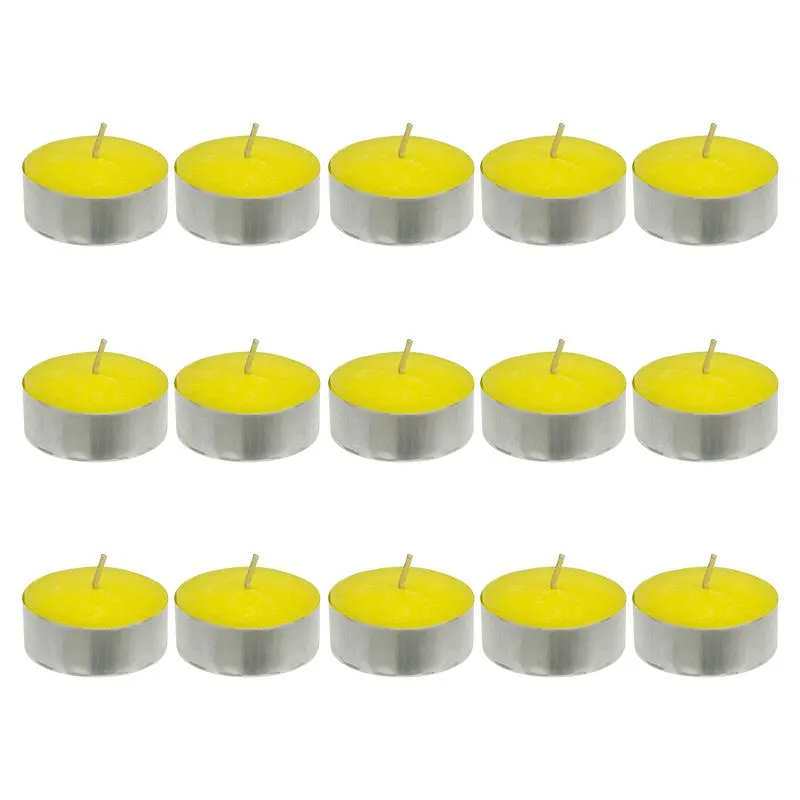 Vela Teacup de Citronella Set de 15 Piezas