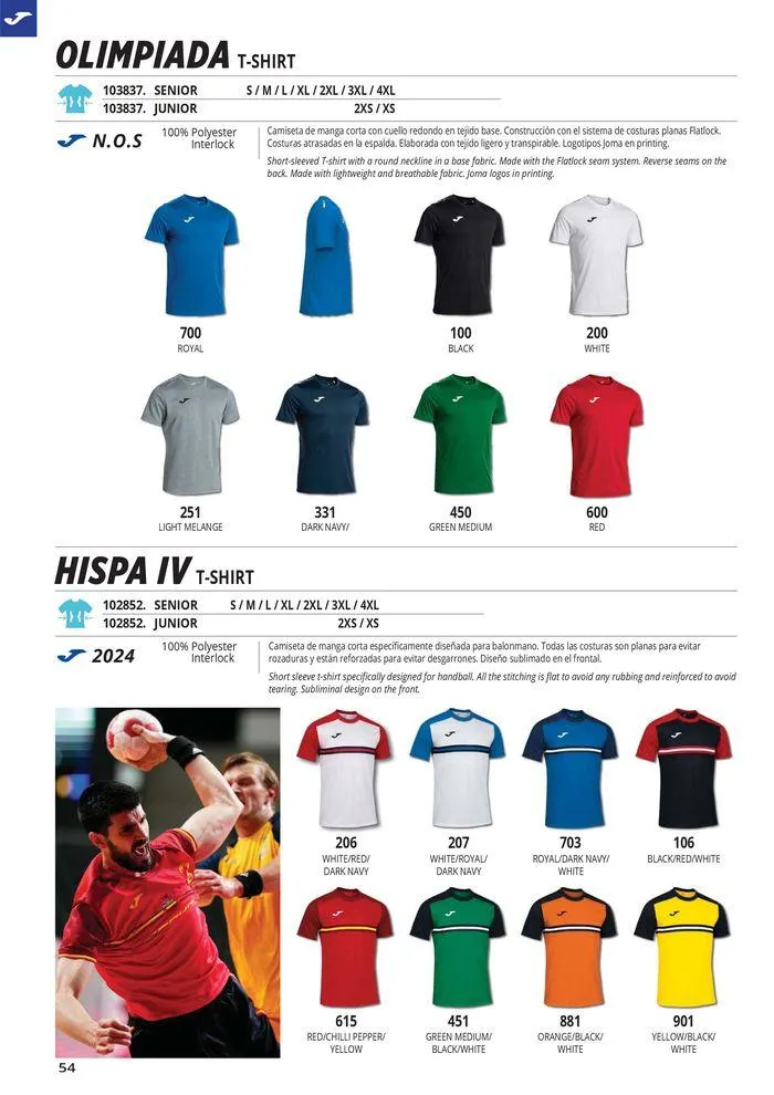 Catalogo de Teamwear Collection 2024  8 de mayo al 31 de diciembre 2024 - Pag 54