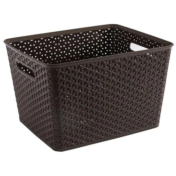 Canastilla Ratan 4 Café