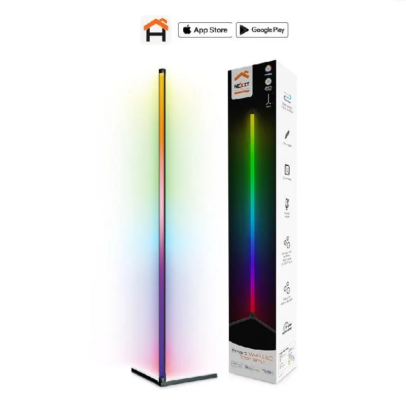 Lámpara Led Smart Wi-Fi De Piso Nhb-S710 Rgb Nexxt