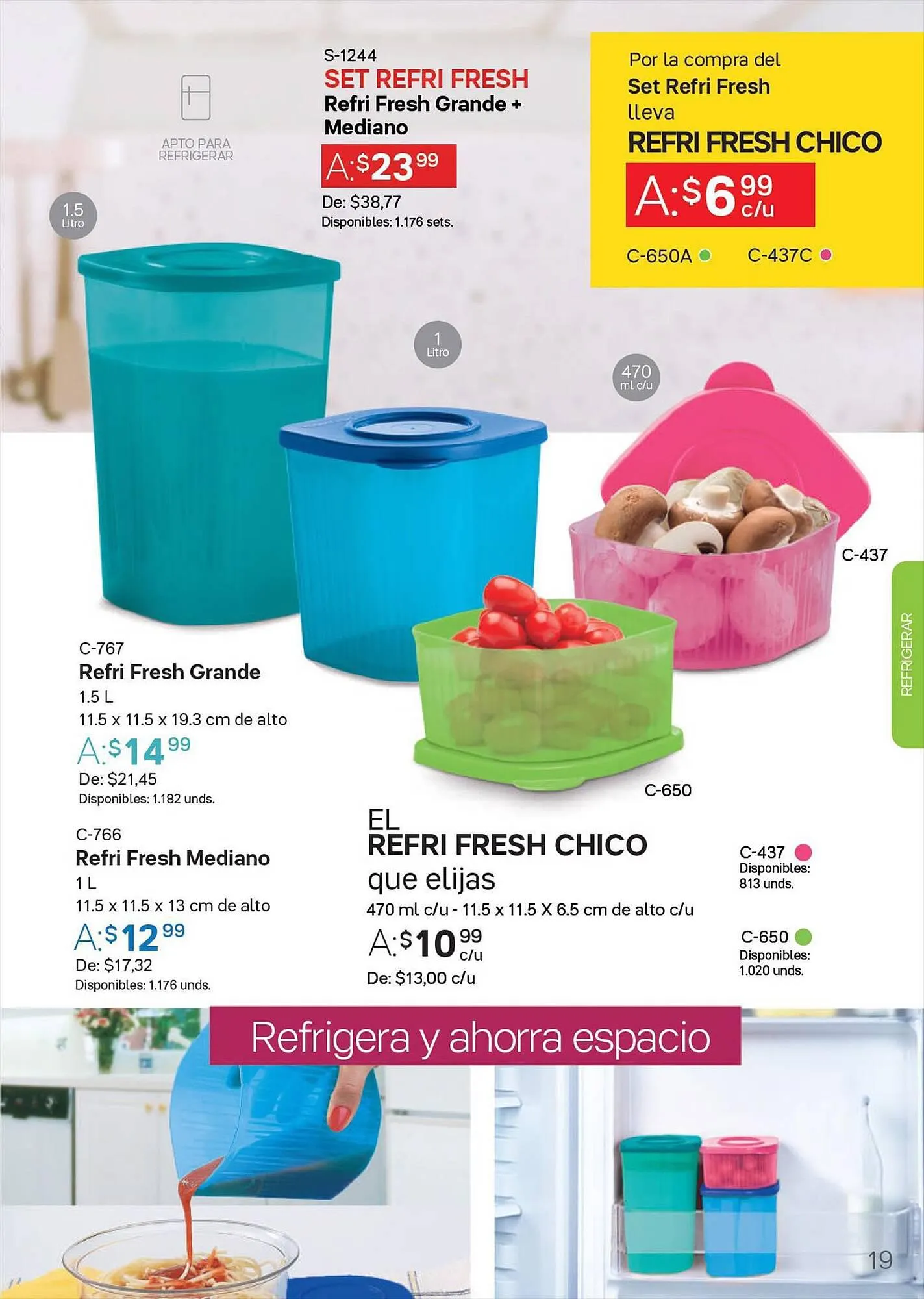 Catalogo de Catálogo Tupperware 28 de septiembre al 11 de octubre 2023 - Pag 19