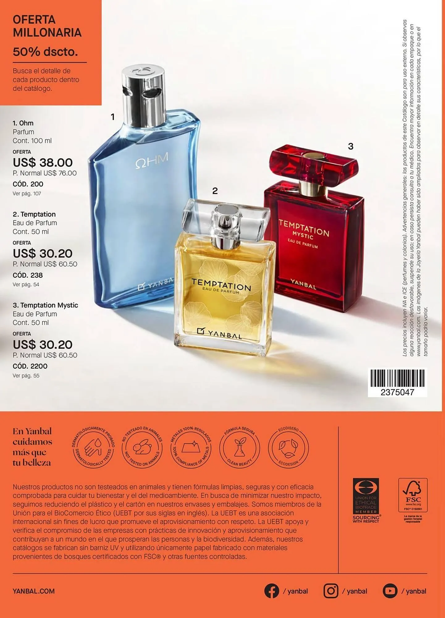 Catalogo de Catálogo Yanbal 3 de marzo al 31 de marzo 2025 - Pag 126