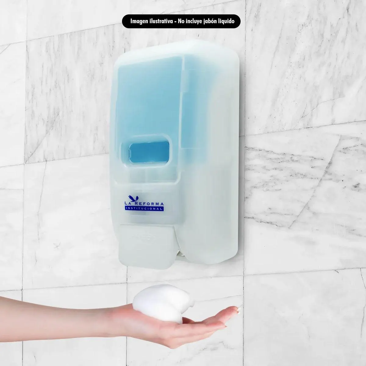 Dispensador de jabón espuma para uso INSTITUCIONAL. Dispensador para jabón líquido en ESPUMA (SKU 458255). - LA REFORMA