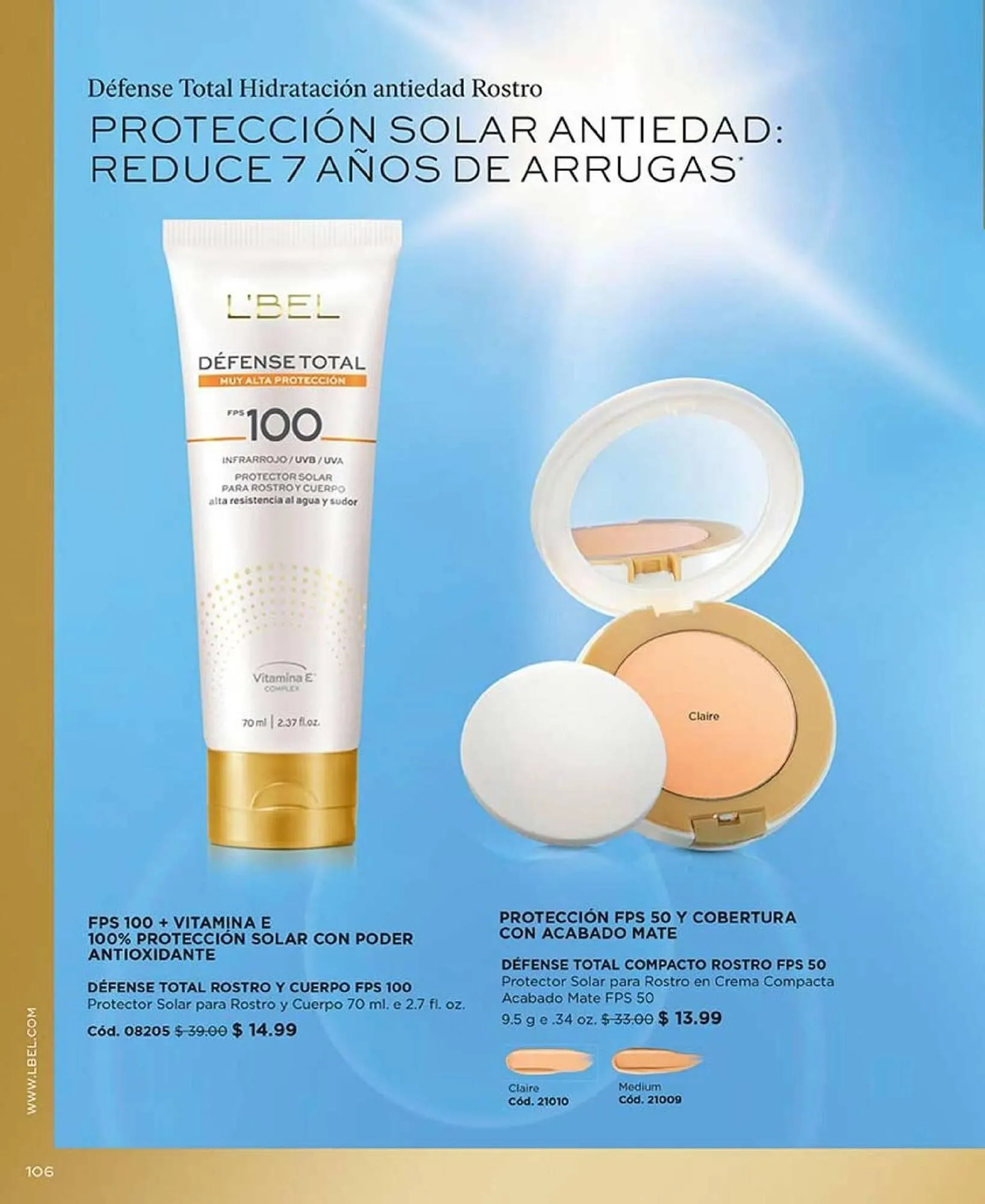 Catalogo de Catálogo L'bel 21 de enero al 28 de febrero 2025 - Pag 106