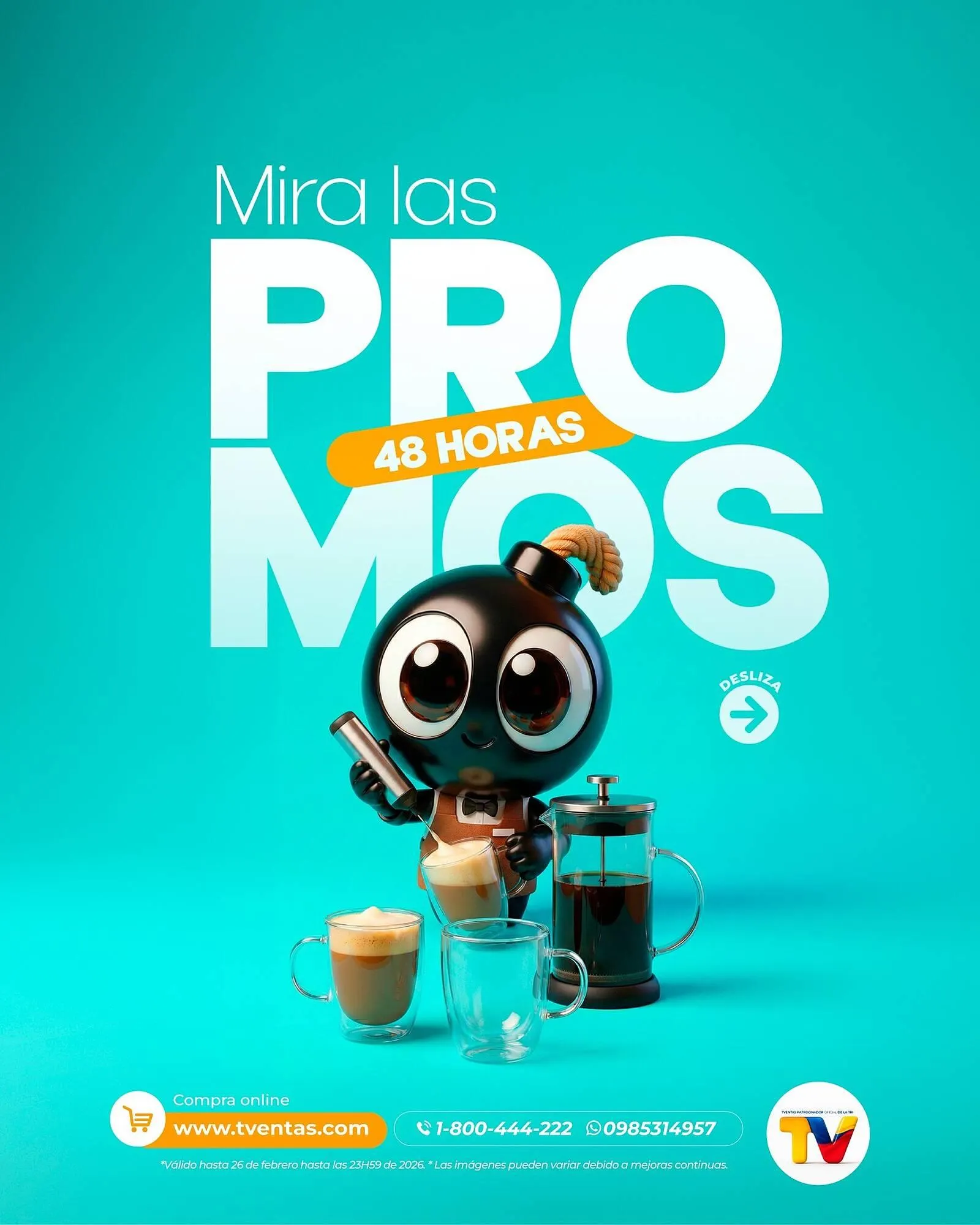 Catalogo de Catálogo TVentas 25 de febrero al 28 de febrero 2026 - Pag 1