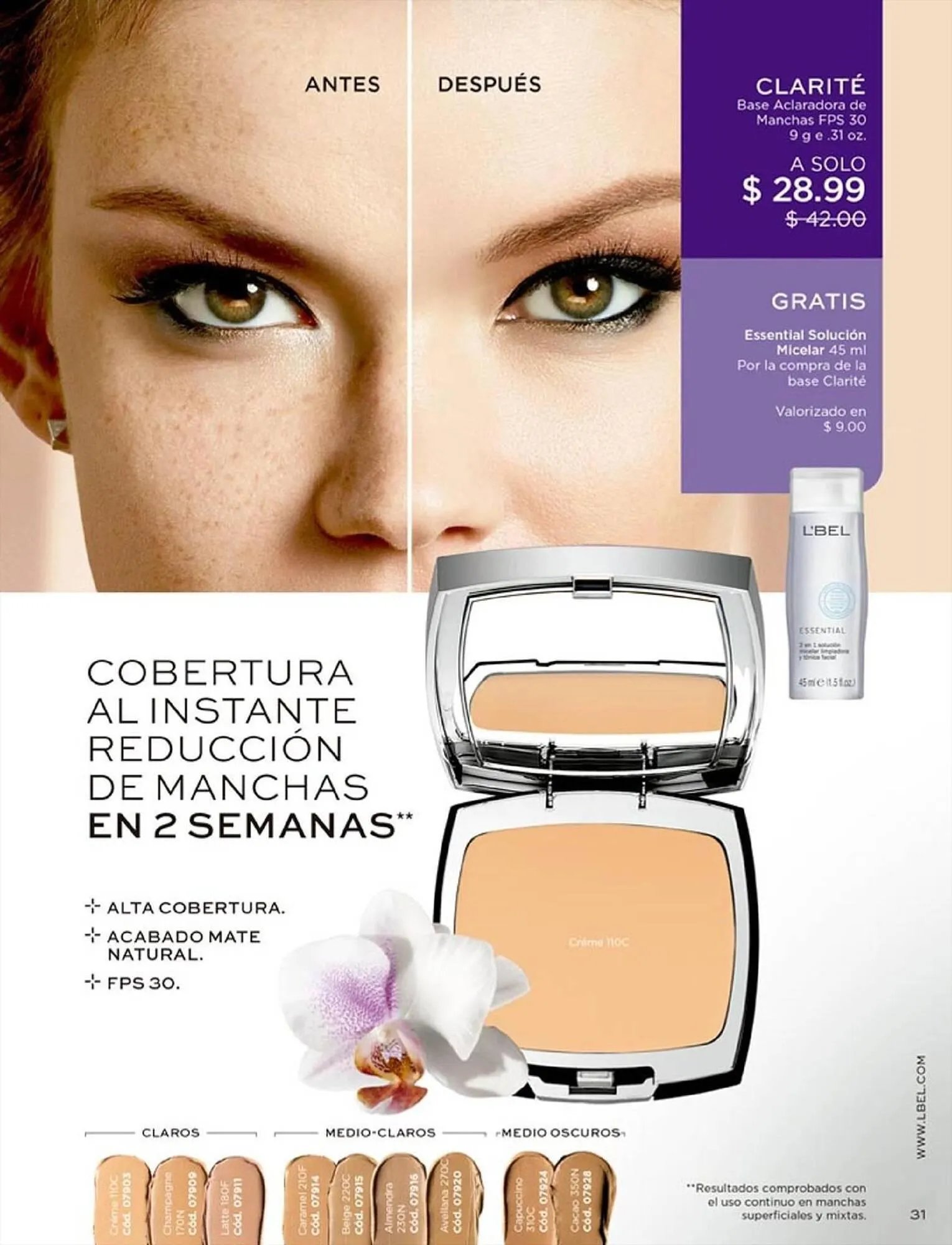 Catalogo de Catálogo L'bel 13 de septiembre al 3 de octubre 2023 - Pag 31