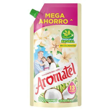 Suavizante Aromatel Coco Bambú Doypack 550ml