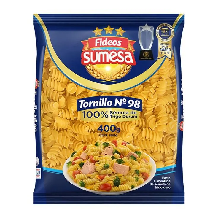 Fideo Tornillo Sumesa 400 Gr