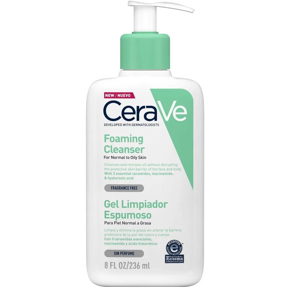 Cerave Gel Limpiador Espumoso Cara-Cuerpo 236 ml