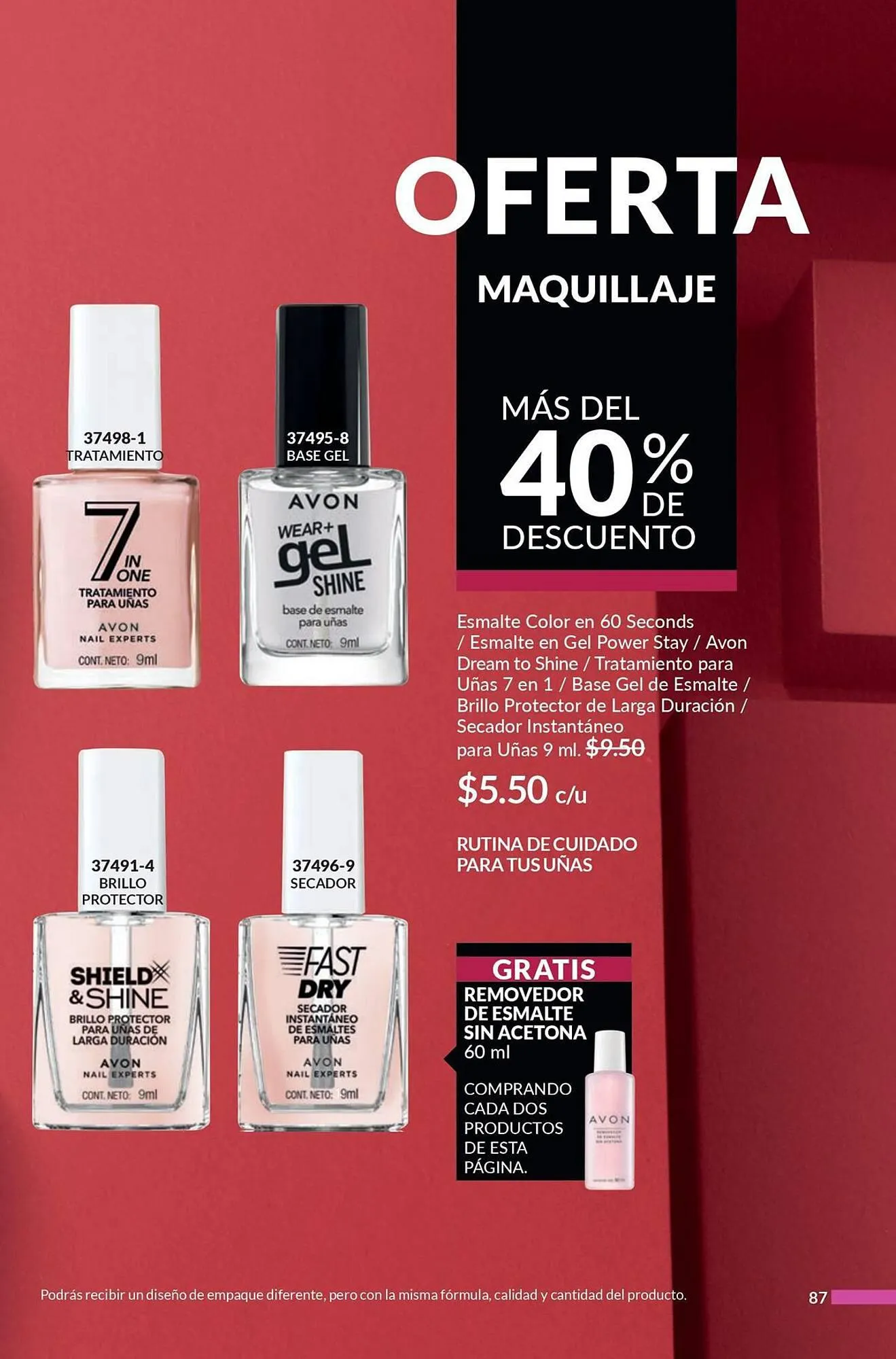 Catalogo de Catálogo AVON 22 de noviembre al 23 de diciembre 2023 - Pag 87