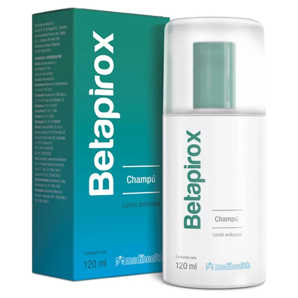 Betapirox Shampoo Anticaspa 120 ml