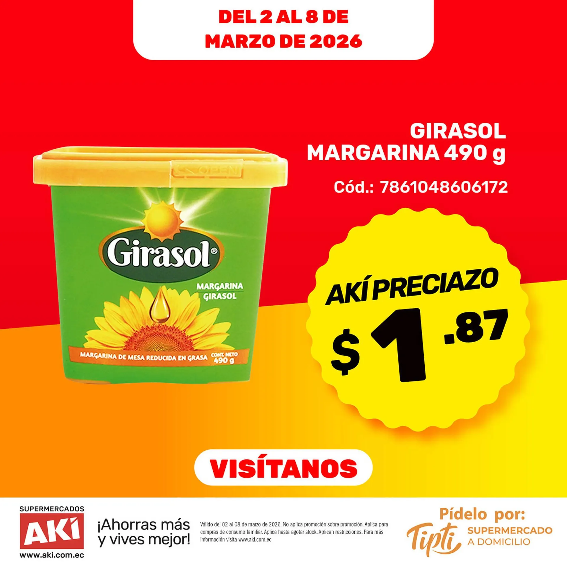 Catalogo de Catálogo Akí 4 de marzo al 8 de marzo 2026 - Pag 1