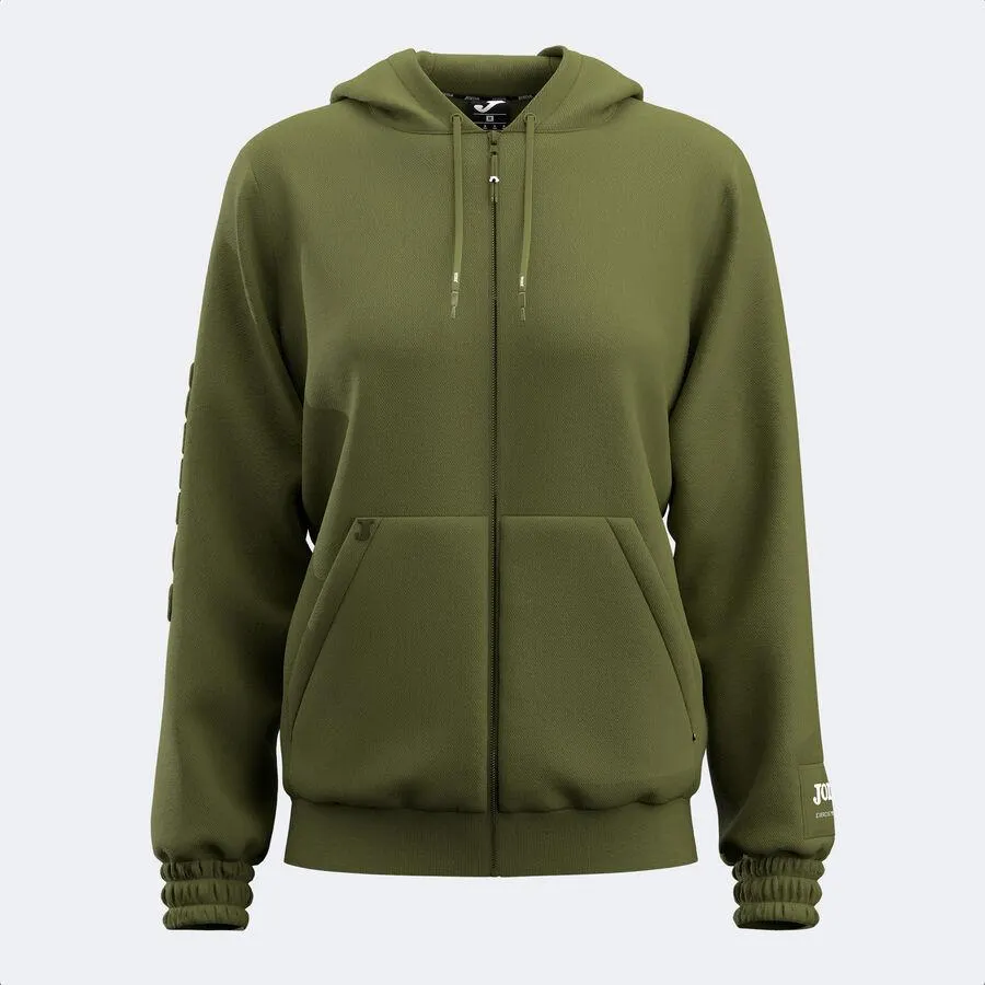 Chaqueta con capucha mujer Urban Street verde