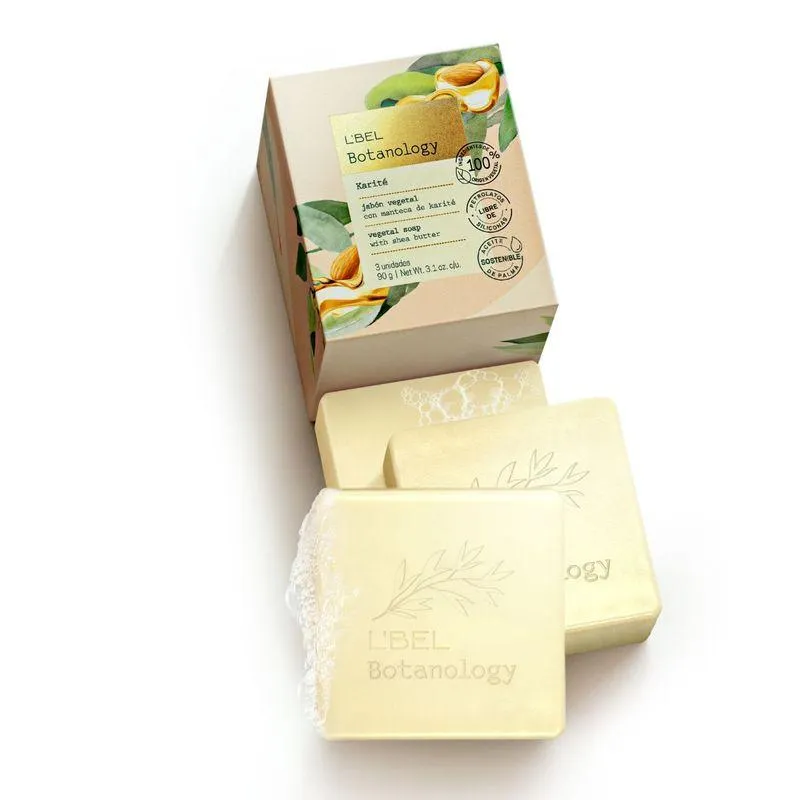 Botanology Jabones Hidratantes Corporales Karité 90 g