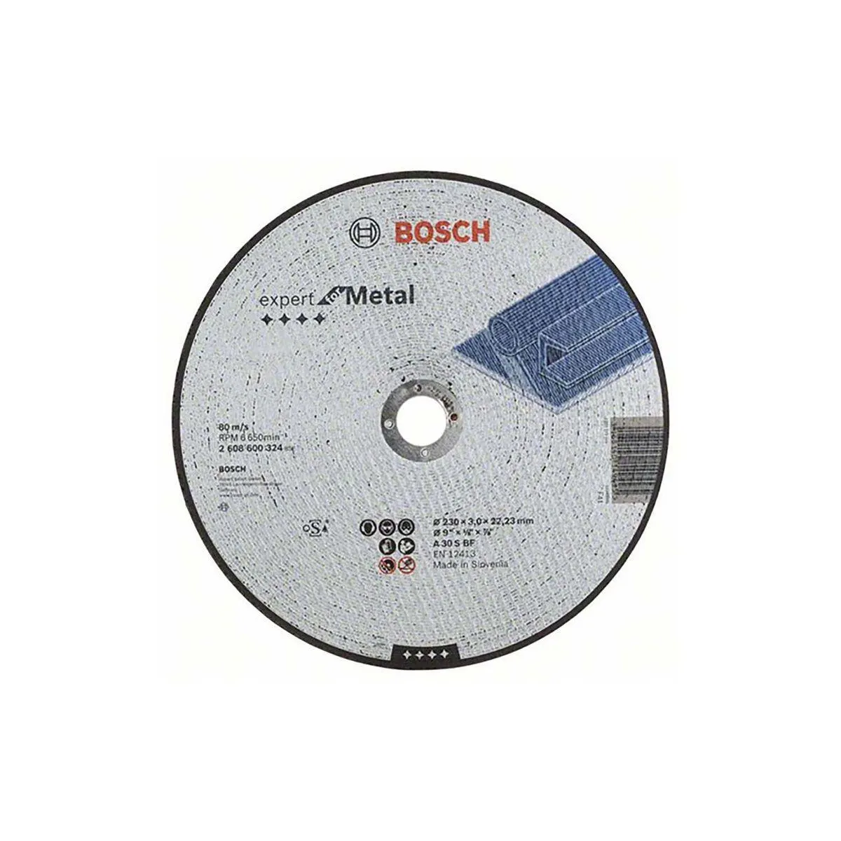 Disco Corte Metal 230X3X22 Bosch - BOSCH