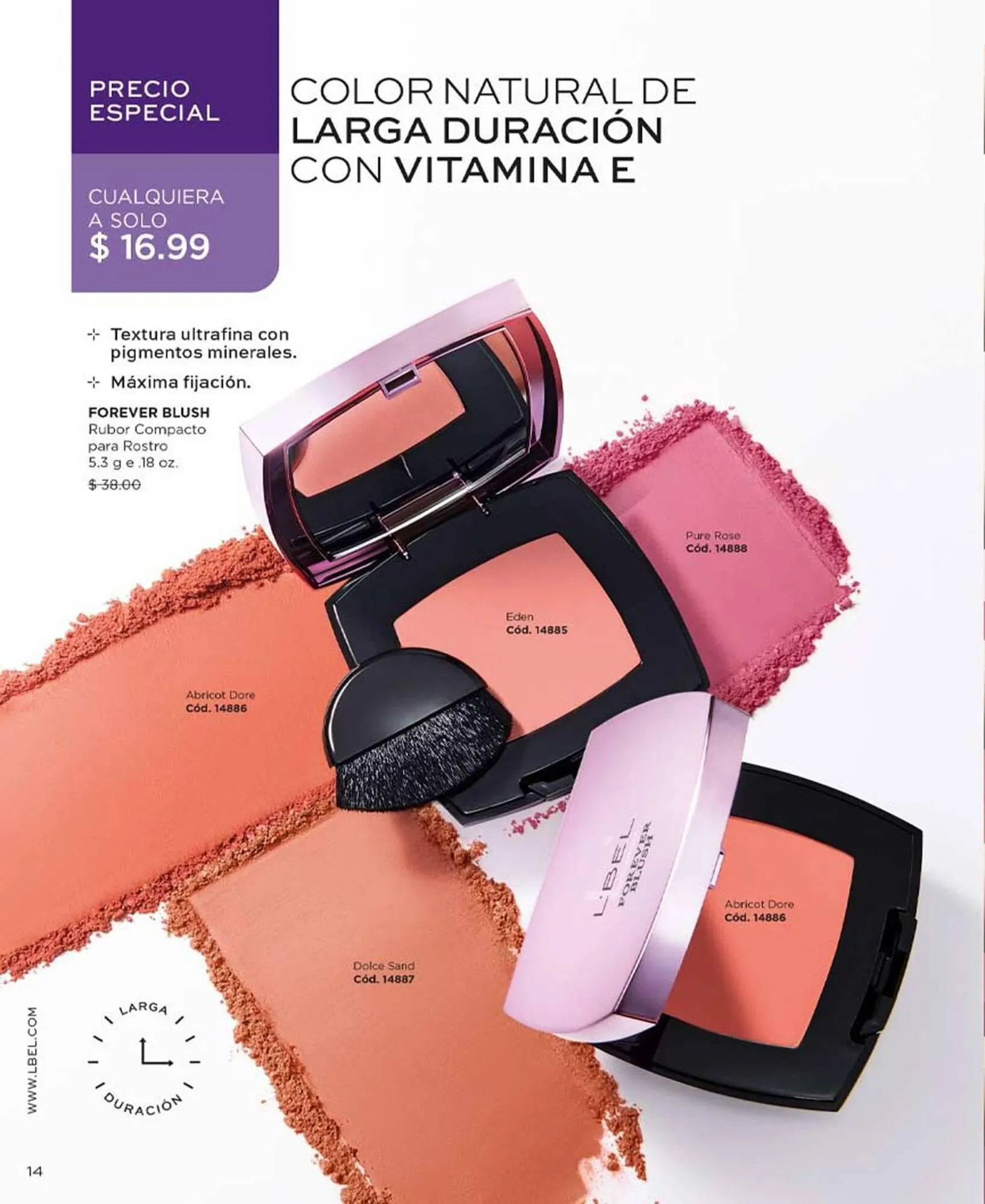 Catalogo de Catálogo L'bel 5 de febrero al 31 de marzo 2024 - Pag 14