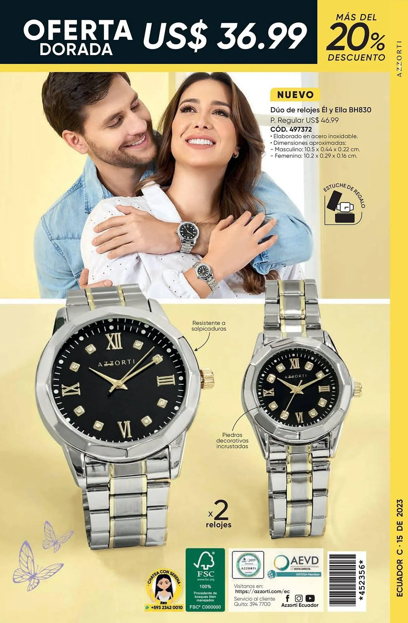 Catalogo de Catálogo Azzorti 12 de septiembre al 31 de octubre 2023 - Pag 248