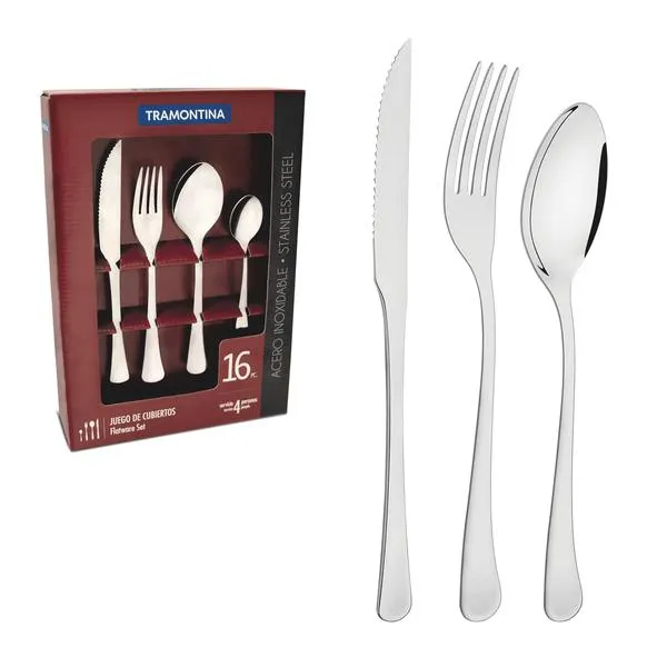 Juego de Cubiertos Hava Tramontina 16 Piezas