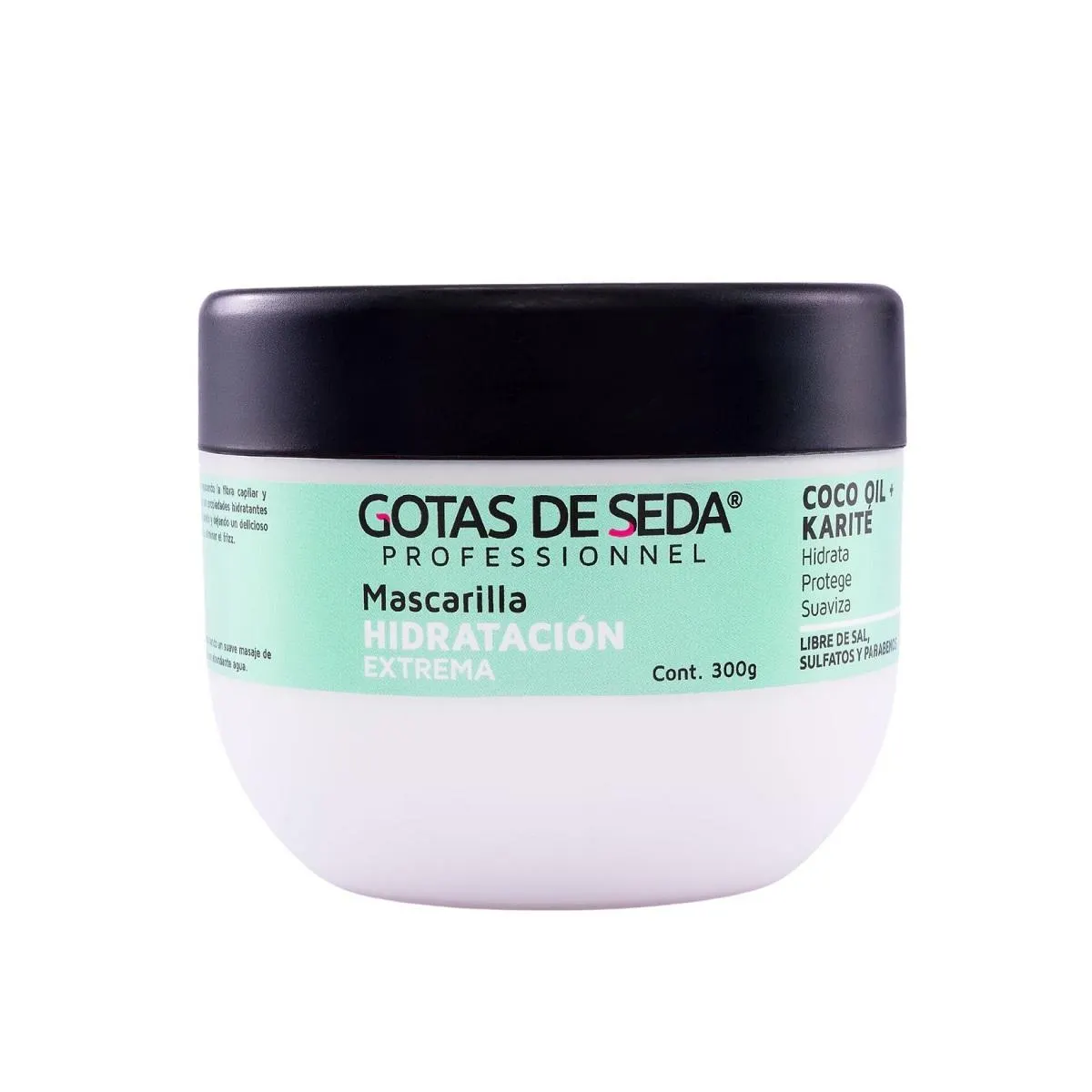 Mascarilla Capilar Gotas de Seda Coco Karité 300 g
