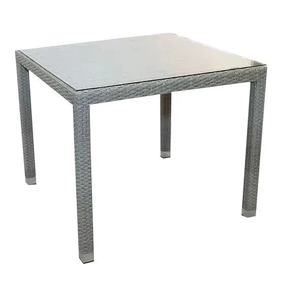 Mesa de Comedor Cuadrada Hepsi | Gris